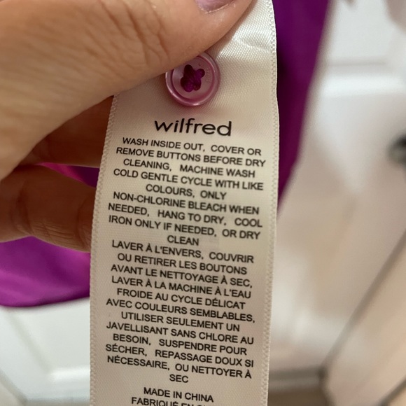 Aritzia Wilfred size large violet dress. Brand new - Picture 10 of 10